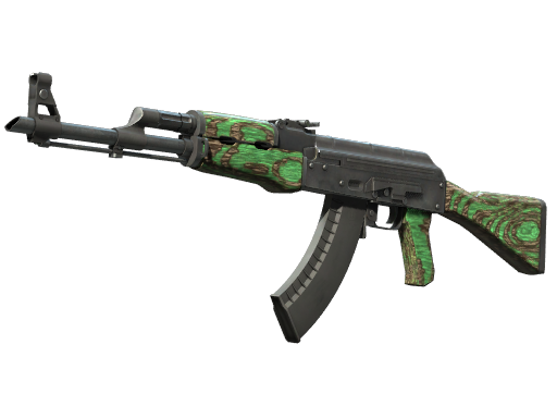 Buy CS2 rifle Souvenir AK-47 | Green Laminate (Field-Tested) skin
