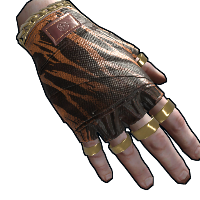 Buy Rust burlap gloves Gold Chains Leather Gloves skin