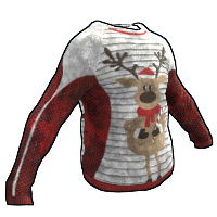 Buy Rust long tshirt Merry Reindeer skin