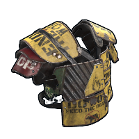 Buy Rust roadsign jacket Caution Vest skin