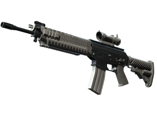Buy CS2 rifle SG 553 | Damascus Steel (Battle-Scarred) skin