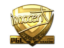 Buy CS2 sticker Sticker | innocent (Gold) | Krakow 2017 skin