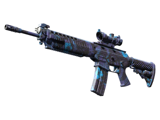 Buy CS2 rifle StatTrak™ SG 553 | Aloha (Minimal Wear) skin