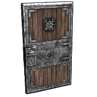Buy Rust sheet metal door Frontier Rustic Door skin