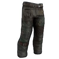 Buy Rust burlap trousers Fish Pants skin
