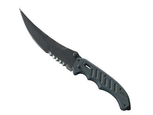 Buy CS2 knife ★ Flip Knife | Night (Well-Worn) skin
