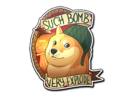 Buy CS2 sticker Sticker | Bomb Doge skin