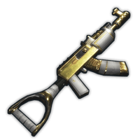 Buy Rust weapon Black Gold AR skin