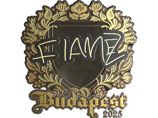 Buy CS2 sticker Sticker | FlameZ (Gold) | Budapest 2025 skin