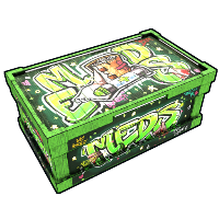 Buy Rust large wooden box Graffiti Meds Storage skin