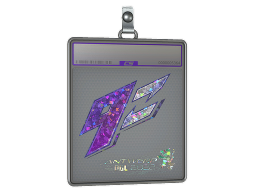 Buy CS2 charm Sticker Slab | 9z Team (Glitter) | Antwerp 2022 skin