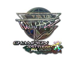 Buy CS2 sticker Sticker | Twistzz (Holo, Champion) | Antwerp 2022 skin