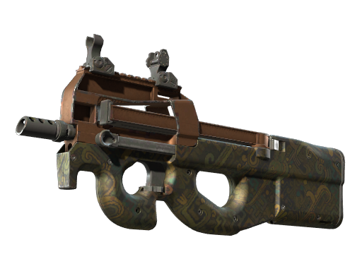 Buy CS2 smg Souvenir P90 | Ancient Earth (Well-Worn) skin