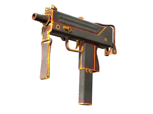 Buy CS2 smg StatTrak™ MAC-10 | Heat (Battle-Scarred) skin