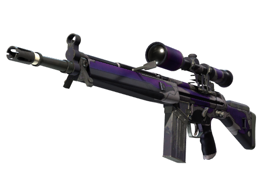Buy CS2 sniper rifle StatTrak™ G3SG1 | Flux (Well-Worn) skin