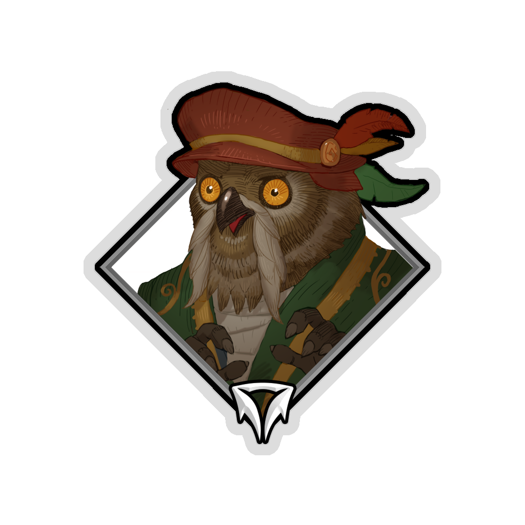 Buy Dota 2 sticker Holo Crownfall Sticker - Twobeard skin