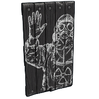 Buy Rust wooden door Chalk Menace Wood Door skin