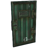 Buy Rust armored metal door Green Armored Container Door skin