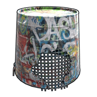 Buy Rust armor Graffiti Bucket Helmet skin