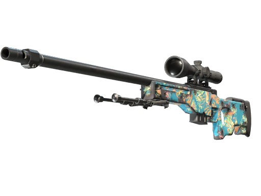 Buy CS2 sniper rifle AWP | Silk Tiger (Well-Worn) skin