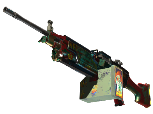 Buy CS2 machinegun M249 | Nebula Crusader (Battle-Scarred) skin