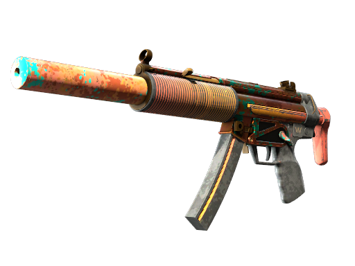 Buy CS2 smg Souvenir MP5-SD | Oxide Oasis (Well-Worn) skin