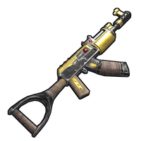 Buy Rust weapon Gold Rush AK skin