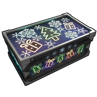 Buy Rust large wooden box Neon Christmas Large Box skin