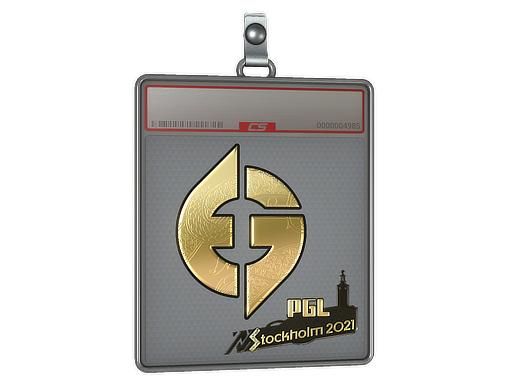 Buy CS2 charm Sticker Slab | Evil Geniuses (Gold) | Stockholm 2021 skin