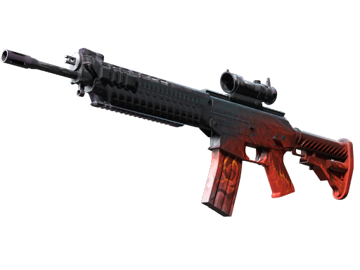 Buy CS2 rifle StatTrak™ SG 553 | Darkwing (Factory New) skin