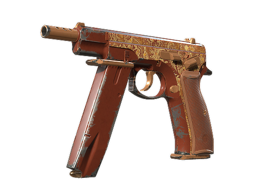 Buy CS2 pistol CZ75-Auto | Honey Paisley (Field-Tested) skin