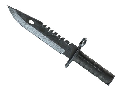 Buy CS2 knife ★ StatTrak™ M9 Bayonet | Damascus Steel (Well-Worn) skin