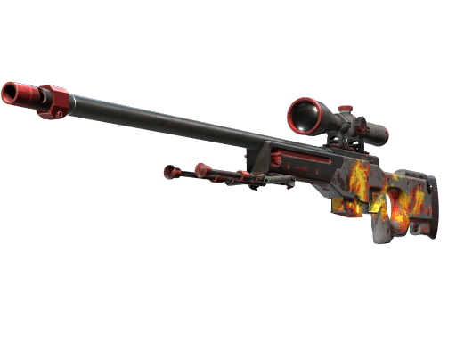 Buy CS2 sniper rifle StatTrak™ AWP | Wildfire (Battle-Scarred) skin