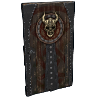 Buy Rust wooden door Viking Door skin