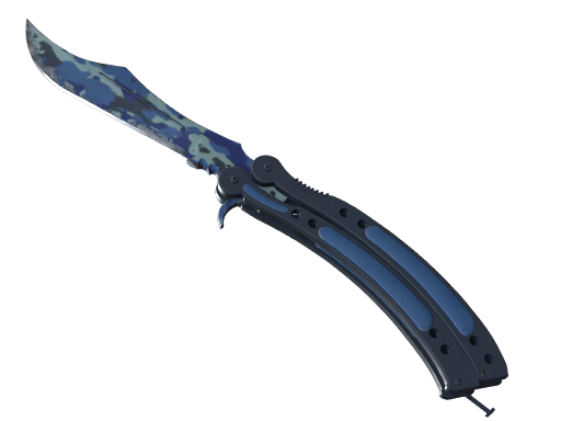 Buy CS2 knife ★ StatTrak™ Butterfly Knife | Bright Water (Well-Worn) skin
