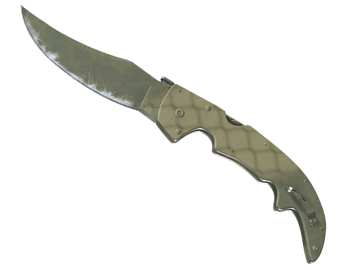 Buy CS2 knife ★ StatTrak™ Falchion Knife | Safari Mesh (Well-Worn) skin
