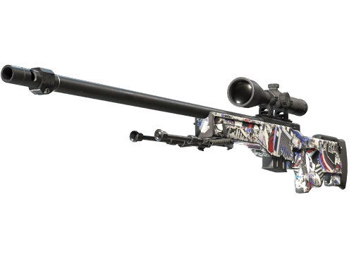 Buy CS2 sniper rifle AWP | POP AWP (Well-Worn) skin
