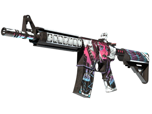 Buy CS2 rifle StatTrak™ M4A4 | Neo-Noir (Minimal Wear) skin