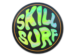 Buy CS2 sticker Sticker | Ocean Sunset Skill Surf (Holo) skin
