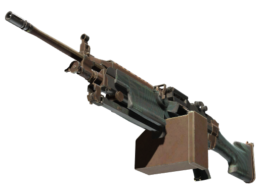 Buy CS2 machinegun Souvenir M249 | Submerged (Battle-Scarred) skin