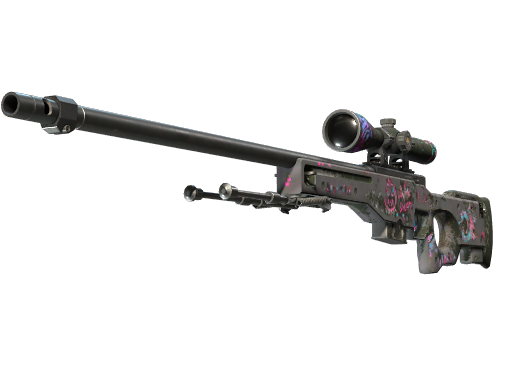Buy CS2 sniper rifle StatTrak™ AWP | Fever Dream (Battle-Scarred) skin