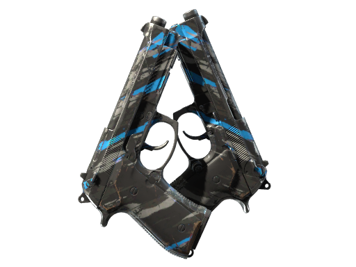 Buy CS2 pistol Dual Berettas | Shred (Well-Worn) skin