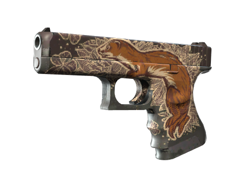 Buy CS2 pistol StatTrak™ Glock-18 | Weasel (Well-Worn) skin