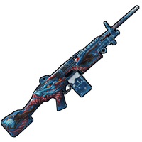 Buy Rust weapon Evil Snowman M249 skin