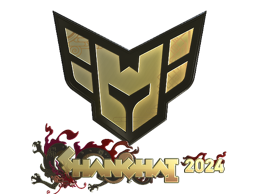 Buy CS2 sticker Sticker | HEROIC (Gold) | Shanghai 2024 skin
