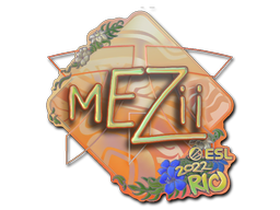Buy CS2 sticker Sticker | mezii (Holo) | Rio 2022 skin
