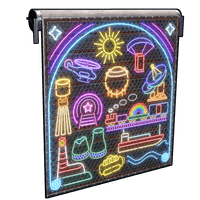 Buy Rust misc Neon Vibes Garage Door skin
