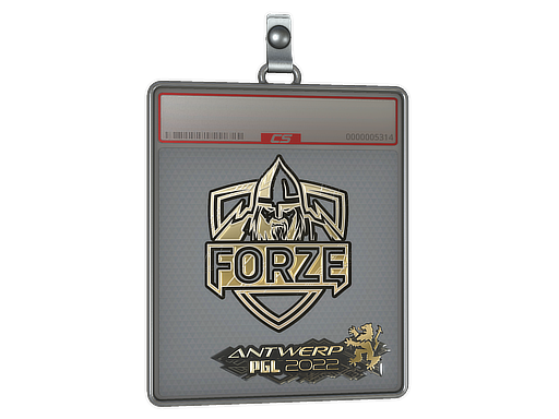 Buy CS2 charm Sticker Slab | forZe eSports (Gold) | Antwerp 2022 skin