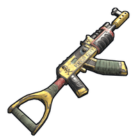 Buy Rust weapon Caution AK47 skin