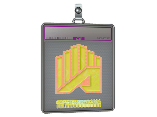 Buy CS2 charm Sticker Slab | AMKAL ESPORTS (Holo) | Copenhagen 2024 skin